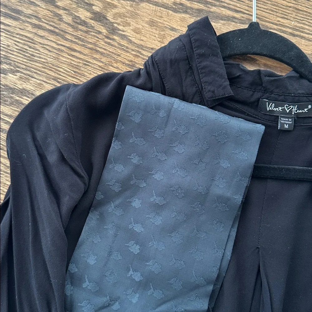 NWOT Zara Floral Jacquard Tie Waist, Obi-Style Fabric Sash, Wide Cummerbund Belt - Picture 7 of 8